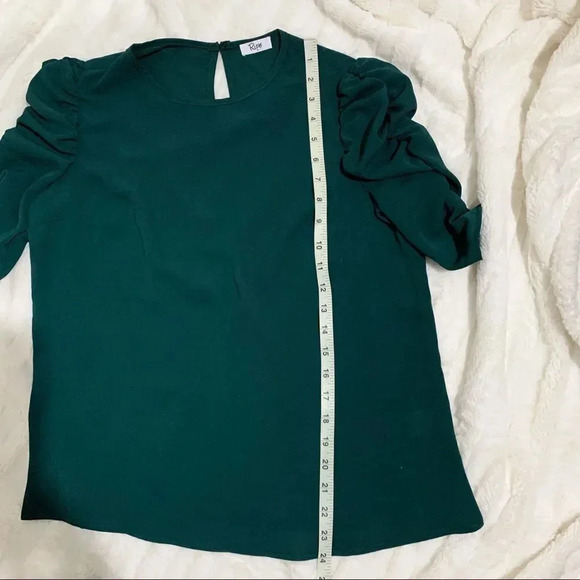 Ripe green dress blouse Sz S/P - Picture 10 of 10